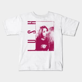 Lush  † † † † †  Retro Aesthetic Design Kids T-Shirt